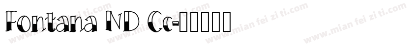 Fontana ND Cc字体转换